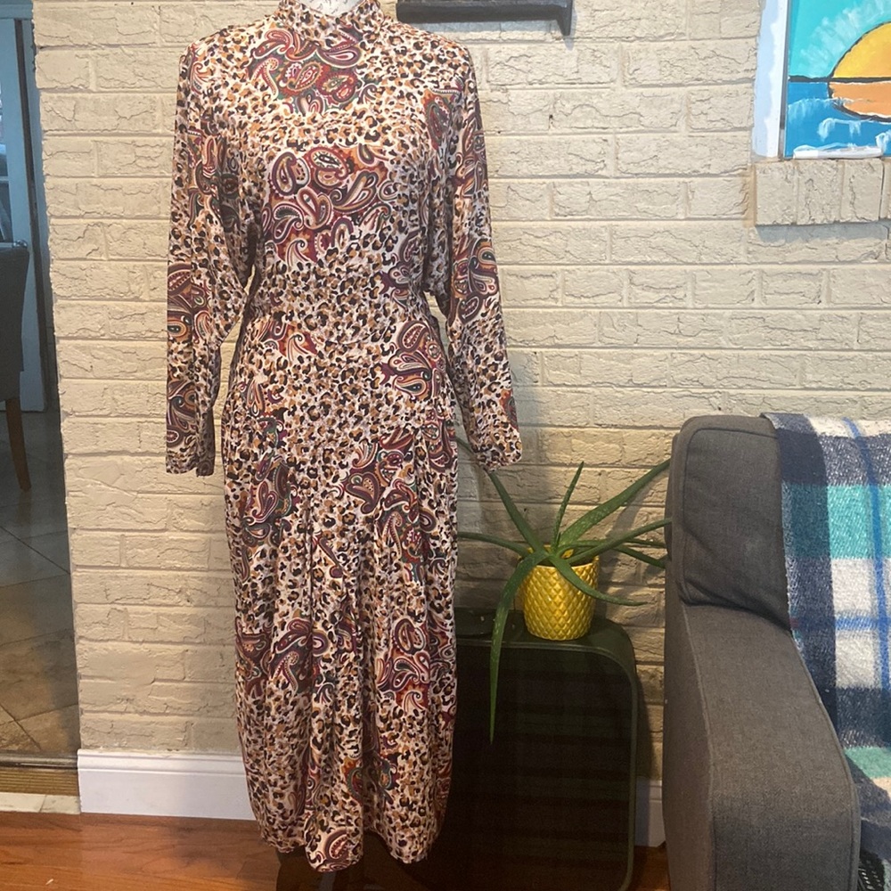 80s April Rain vintage dress
